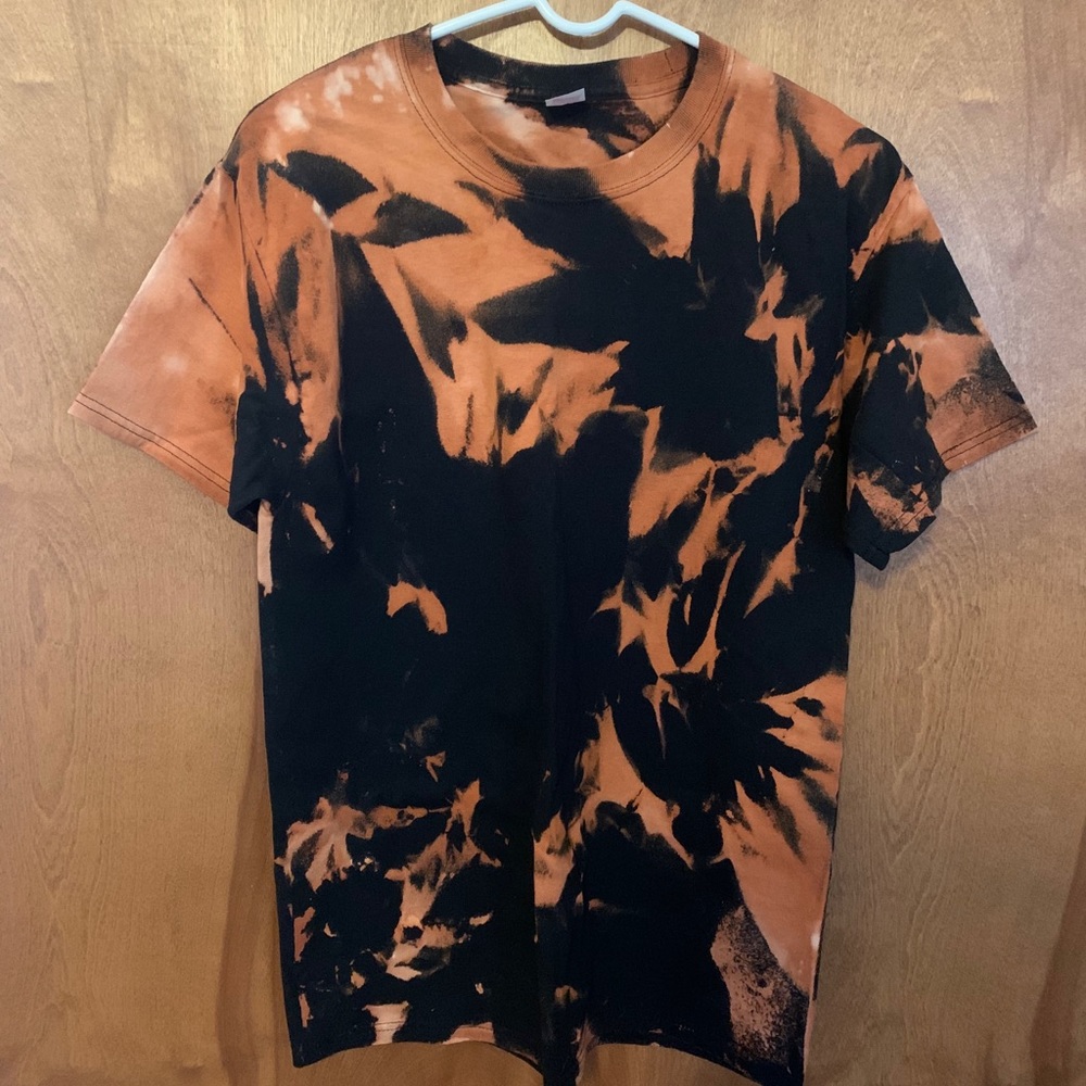 Custom bleach dyed t-shirt
